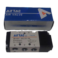 Airtac Air Pilot Valve 4A110-06T, 1/8 NPT, Air Pilot, Spring Return