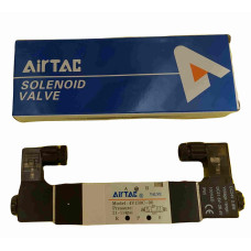 Airtac Solenoid Valve 4V130C-06, 1/8 NPT, Double Solenoid, 3 Pos.Blocked Center, specify voltage