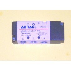 Airtac Air Pilot Valve 4A110-06T, 1/8 NPT, Air Pilot, Spring Return