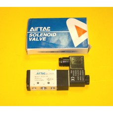 Airtac Solenoid Valve 4V110-06, 1/8 NPT, Single Solenoid, specify voltage