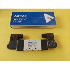 Airtac Solenoid Valve 4V320-10, 3/8 NPT, Double Solenoid, specify voltage