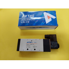 Airtac Solenoid Valve 4V410-15, 1/2 NPT, Single Solenoid, specify voltage