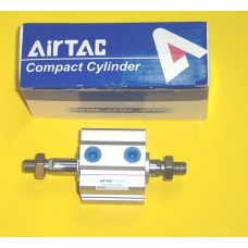 Airtac Cylinder SDAD32X20BT, Compact Cylinder 32MM Bore X 20MM Stroke, Double Rod