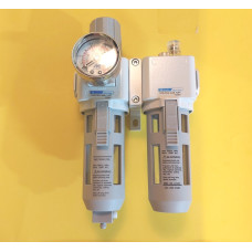 Mindman FRL, MACP302-08A-NPT, 1/4 NPT Filter/Regulator w/Lubricator