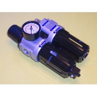 Mindman FRL, MACP300-10A-NPT, 3/8 NPT Filter/Regulator w/Lubricator