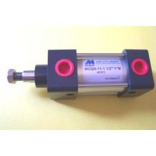 Mindman Cylinder MCQN-11-1.1/2-1M, NFPA Interchangeable 1 1/2 bore X 1" stroke