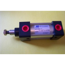 Mindman Cylinder MCQN-11-1.1/2-1 1/2M, NFPA Interchangeable 1 1/2 bore X 1 1/2" stroke